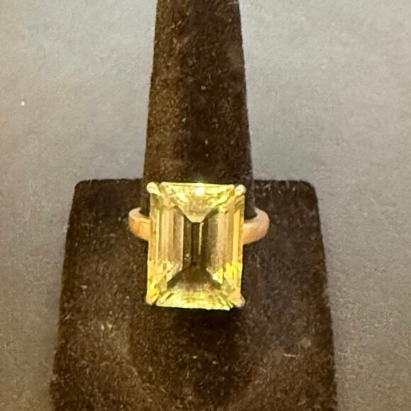 Tiffany & Co. Sparklers Cocktail Ring – Green Quartz, Sterling Silver (size 6) - Picture 6 of 6